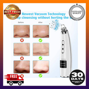 Newest Blackhead Remover Vacuum Electric Facial Pore Cleaner Suction Tool - 