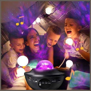 Night Light Projector with Remote Control, Eicaus 2 in 1 Star Projector with LED Nebula - 