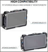 Load image into Gallery viewer, Nitze 5 inch Monitor cage for Atomos Ninja V and Shinobi TP-Ninja V - 
