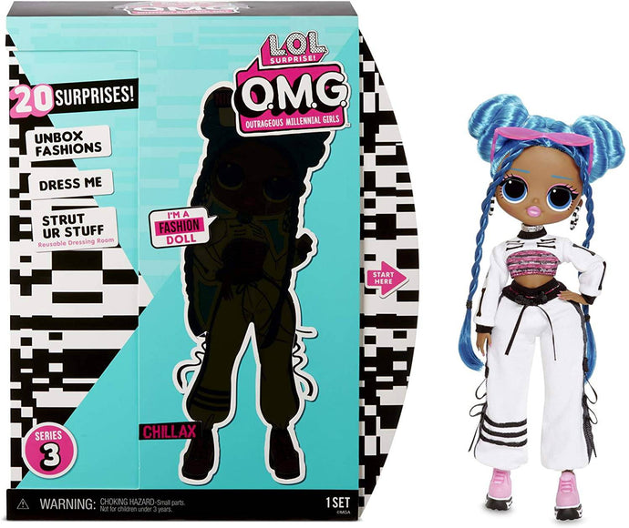 OMG Series 3 Chillax Fashion Doll with 20 Surprises L.O.L. Surprise - 