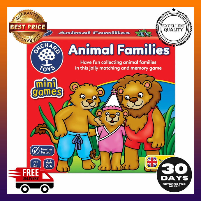 Orchard Toys Animal Families Mini Game - 