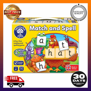 Orchard Toys Match and Spell Game & Shopping List Extras Pack Fruit & Veg Game - 
