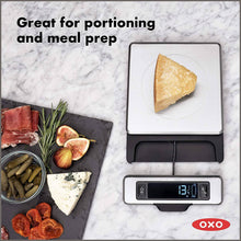 Load image into Gallery viewer, OXO 11214800 Good Grips 11 Pound Stainless Steel Food Scale - 
