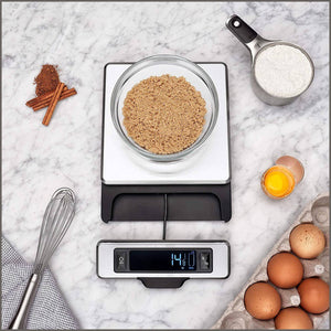 OXO 11214800 Good Grips 11 Pound Stainless Steel Food Scale - 
