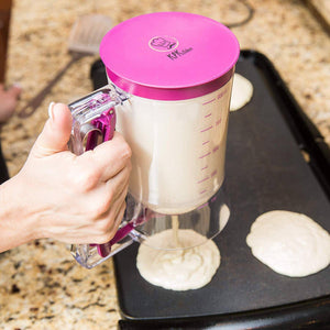 Pancake Batter Dispenser - KPKitchen Easy Pour Home Kitchen Gadgets - 