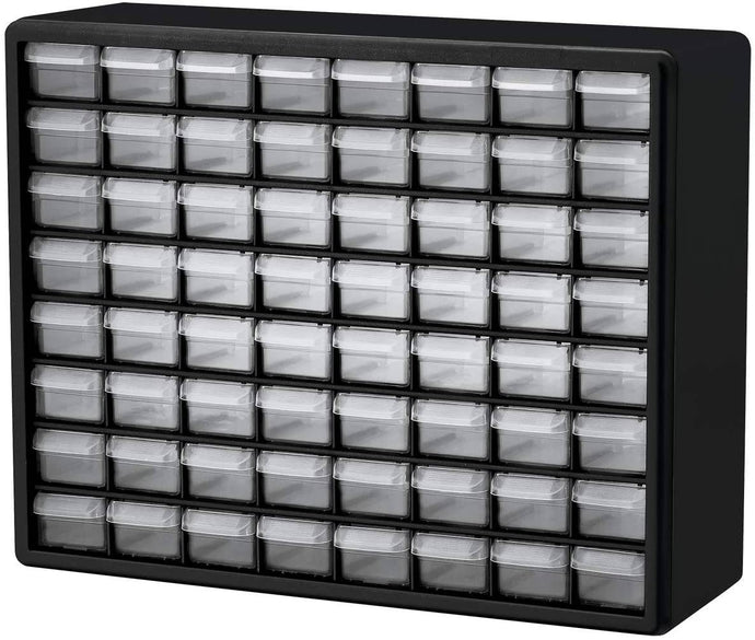 Parts Storage Hardware Craft Cabinet Akro-Mils 10164 64 Drawer USA - 