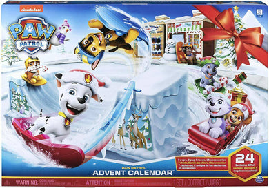 Paw Patrol, 2019 Advent Calendar with 24 Collectiblepiece, for Kids - 