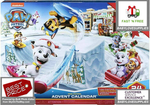 Paw Patrol, 2019 Advent Calendar with 24 Collectiblepiece, for Kids Aged 3 - 