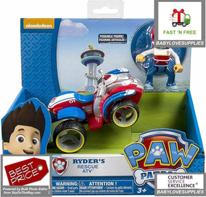 Paw Patrol Ryder's Rescue ATV Tracker's Jungle Cruiser Set Nickelodeon - 