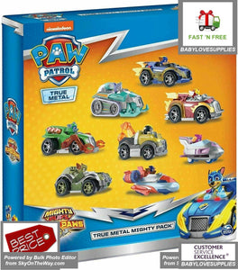 Paw Patrol True Metal Classic Gift Pack of 8  DIE-CAST US MADE Christmas gift - 