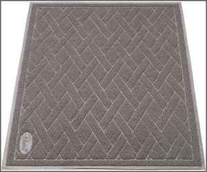 Pawkin Cat Litter Mat, Jumbo XX-Large, 4x3 Feet, Fits Two Litter Boxes - 