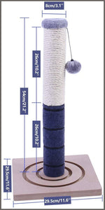 PAWZ Road Cat Scratching Post Cat Interactive Toys - 