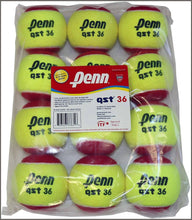 Load image into Gallery viewer, Penn QST 36 Tennis Balls - Youth Felt Red Tennis Balls for Beginners - 
