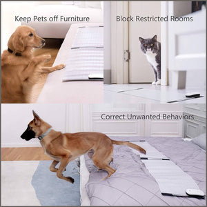 Pet Shock Mat - 60 x 12 Inches Pet Training Mat Scat Mat for Cats Dogs - 