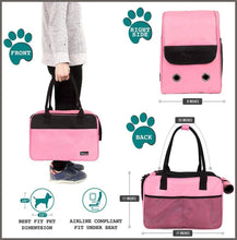 Load image into Gallery viewer, PetAmi Airline Approved Dog Purse Carrier | Soft-Sided Pet Carrier for Small Dog, Cat, Puppy, Kitten - 
