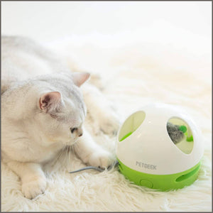 PETGEEK Automatic Cat Toys Interactive Electronic, Mouse Sound Play N Squeaky Cat Toy - 