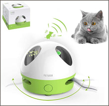 Load image into Gallery viewer, PETGEEK Automatic Cat Toys Interactive Electronic, Mouse Sound Play N Squeaky Cat Toy - 
