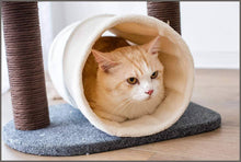 Load image into Gallery viewer, PetPals Cat Tree Cat Tower for Activity with Tunnel and Toy Ball - 
