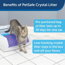 Load image into Gallery viewer, PetSafe ScoopFree Reusable Cat Litter Tray with Premium Blue Non Clumping - 
