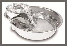 Load image into Gallery viewer, Pioneer 3009 Stainless Steel Pet Fountain - Big Max Style, Silver,8 lb. - 
