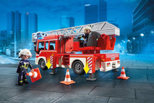 Load image into Gallery viewer, Playmobil Fire Ladder Truck - 
