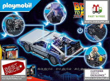 Load image into Gallery viewer, Playmobil Playmobil Back to The Future Delorean Play Figures - 
