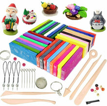 Load image into Gallery viewer, Polymer Clay, 32 Colours Oven Bake Polymer Clay Tools Storage Box - 
