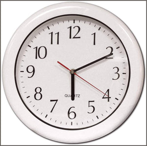 Poolmaster 52600 12-Inch Indoor or Outdoor Clock, White - 