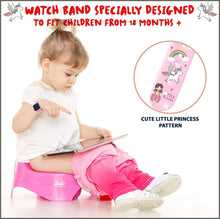 Load image into Gallery viewer, Potty Training Count Down Timer Watch with Lights and Music - Rechargeable, Princess Pink - 
