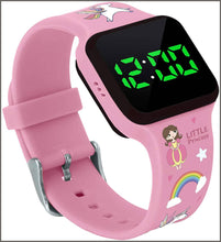 Load image into Gallery viewer, Potty Training Count Down Timer Watch with Lights and Music - Rechargeable, Princess Pink - 
