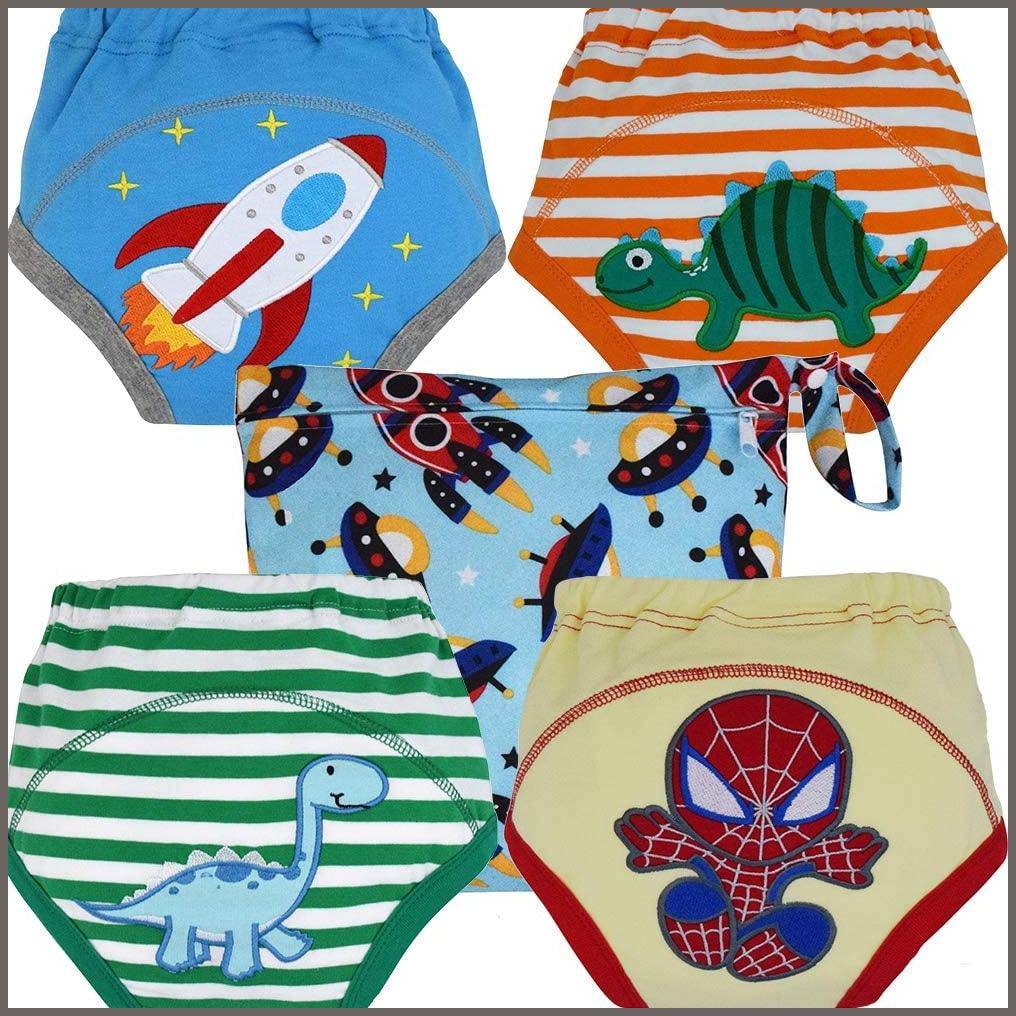 Cotton Training Pants 4 Pack Padded Toddler Potty Training