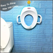 Load image into Gallery viewer, Potty Training Seat with Safety Handles for Boys and Girls,Baby Toddler Kid Children - 
