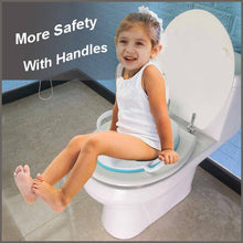 Load image into Gallery viewer, Potty Training Seat with Safety Handles for Boys and Girls,Baby Toddler Kid Children - 
