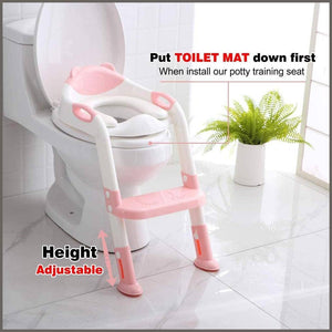 Potty Training Seat with Step Stool Ladder,SKYROKU Potty Training Toilet for Kids Boys Girls Toddlers - 