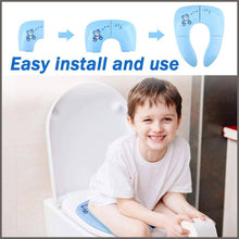 Load image into Gallery viewer, Potty Training Toilet Seat Cover Reusable Toddlers - 
