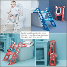 Load image into Gallery viewer, Potty Training Toilet Seat with Step Stool Ladder for Kids and Toddler, Sturdy Potty with Ladder - 
