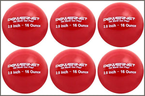 PowerNet 2.8" Weighted Hitting Batting Training Balls - 