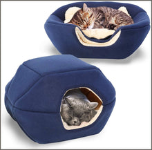 Load image into Gallery viewer, Premium Pet Bed/Cave, Cat Bed and Cave, Small Dog Bed - 
