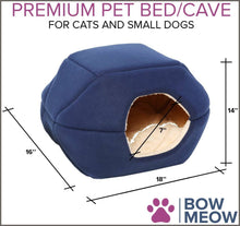 Load image into Gallery viewer, Premium Pet Bed/Cave, Cat Bed and Cave, Small Dog Bed - 
