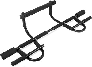 ProSource Multi-Grip Chin-Up/Pull-Up Bar, Heavy Duty Doorway Trainer for Home Gym - 