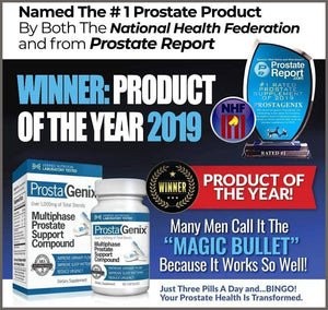 ProstaGenix Multiphase Prostate Supplement-Featured on Larry King Investigative TV Show as Top Rated Pill - 