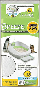 Purina Tidy Cats Cat Pads, Breeze Refill Pack - (6) 10 ct. Pouches, 1.12 lb. - 