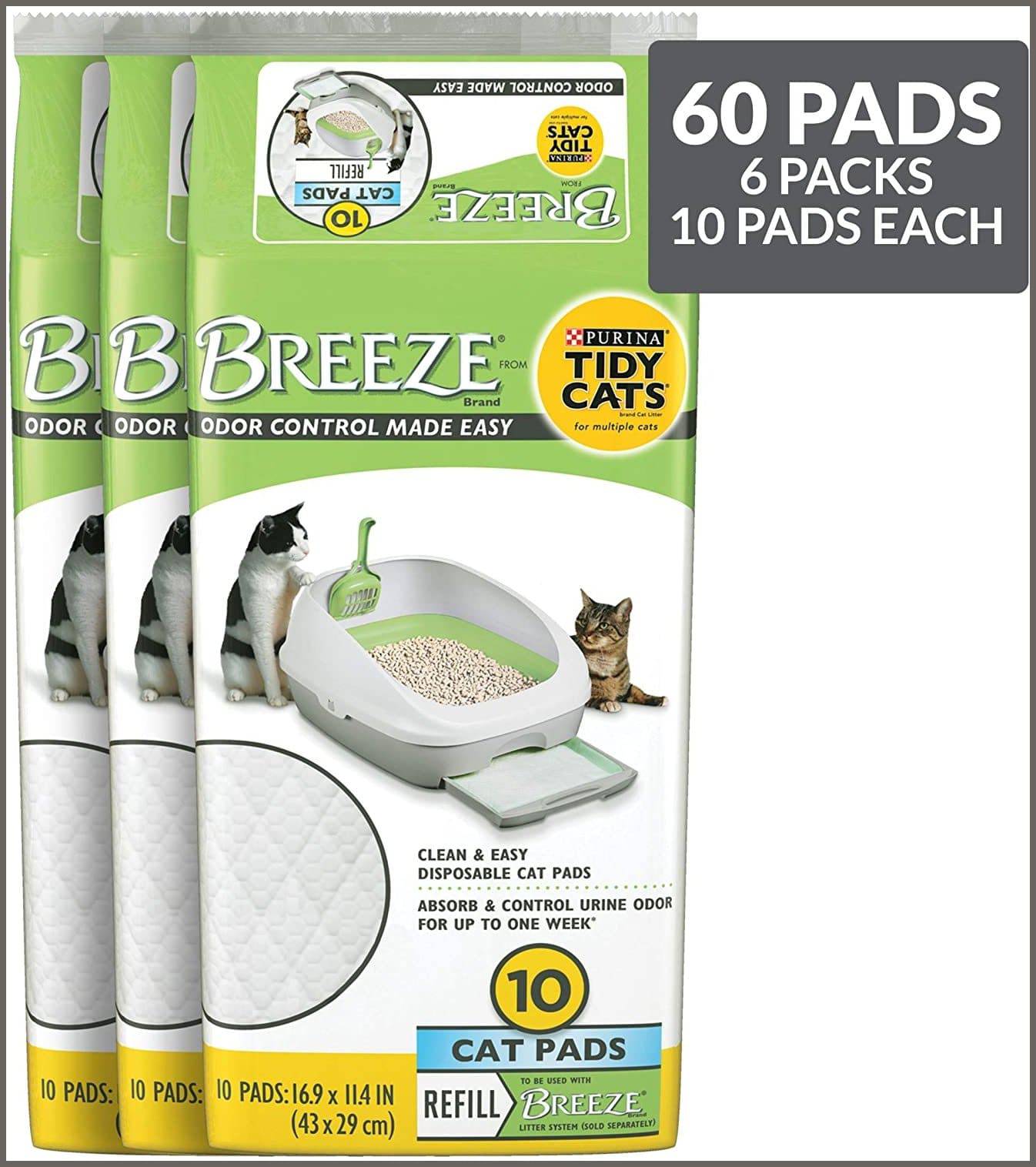 Breeze litter pads 10 best sale