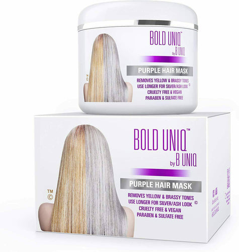 Purple Hair Mask Blonde Platinum Silver Hair Banish Yellow Hues - 