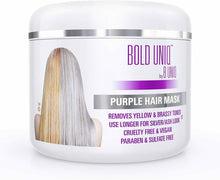 Load image into Gallery viewer, Purple Hair Mask Blonde Platinum Silver Hair Banish Yellow Hues - 
