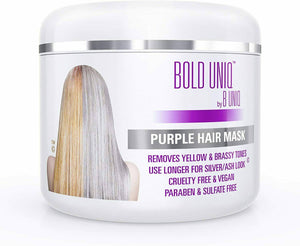 Purple Hair Mask Blonde Platinum Silver Hair Banish Yellow Hues - 