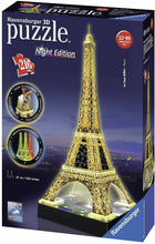Load image into Gallery viewer, Puzzle Ravensburger Eiffel Tower at Night 3D Puzzle 216 German - 
