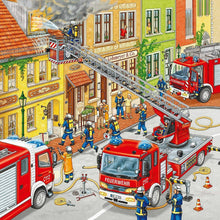 Load image into Gallery viewer, Puzzle Ravensburger Fire Brigade Run 3 Sets German Children&#39;s Puzzles gift - 
