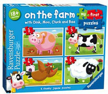 Load image into Gallery viewer, Puzzle Ravensburger On The Farm My First Puzzle 2 3 4 5 German Children&#39;s  gift - 
