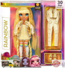 Load image into Gallery viewer, Rainbow Surprise High Sunny Madison – Yellow Fashion Doll with 2 Outfits - 
